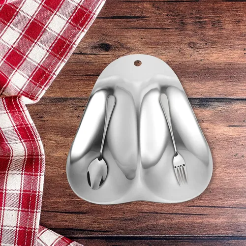 Vista 9 de DOITOOL Soporte para cuchara doble de acero inoxidable, soporte grande para cucharón de sopa de pátula, soporte para cuchara para cocina