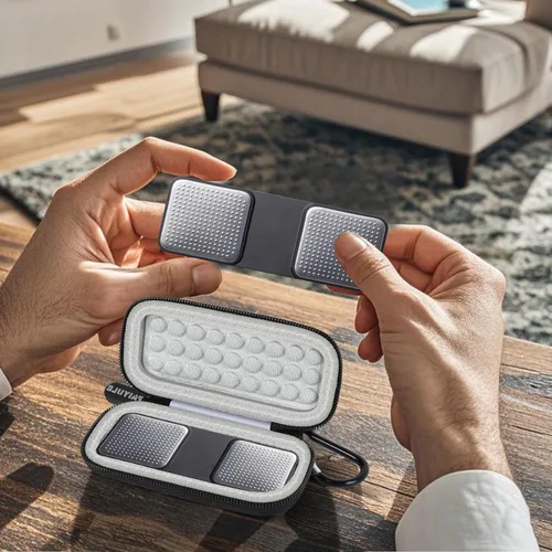 Vista 7 de PAIYULE Funda para KardiaMobile 6L para monitor de electrocardiograma, soporte compacto también se adapta a monitor de frecuencia cardíaca portátil
