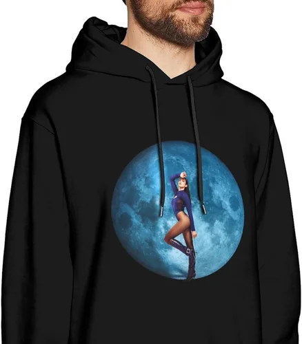 Vista 2 de JEWELSHUB Sudadera deportiva de manga larga con capucha para hombre