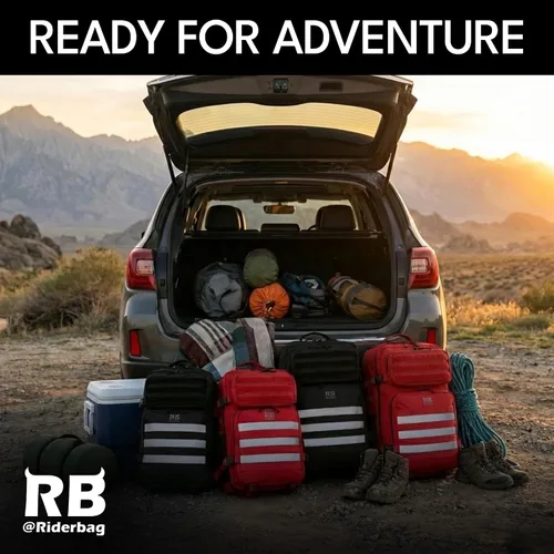 Vista 8 de Riderbag Xtreme - Bolsa de viaje táctica de 30 litros (negro) From Work to Workout, Tactical Everyday Carry, Motorcycle Commuting, Weekend Travel