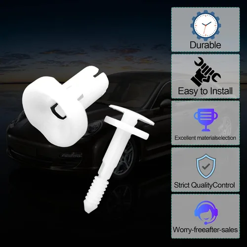 Vista 5 de TOPCNOEM 50 clips de retención para panel de puerta de automóvil compatibles con GM Chevy GMC 15960325 - C1500 C2500 C3500 K1500 K2500 K3500 Pickup