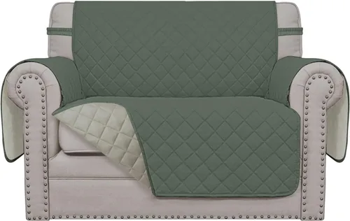 Vista 148 de Easy-Going - Funda reversible para sofá, resistente al agua, con varillas de espuma y correas elásticas, protector de muebles para mascotas y perros