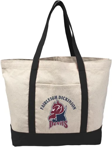 Vista 236 de Campus Lab Bolsa de lona con logotipo primario colegiado con bolsillo externo, bolsa de hombro reutilizable para ir de compras, playa Águilas A&m