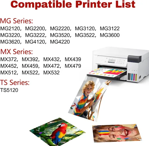 Vista 2 de greencycle Cartucho de tinta PG-240XL 240 XL refabricado compatible con Canon PIXMA MG3620 MG4220 MG3220 MG2220 MX392 MX432 MX452 MX472 MX512 MG3522