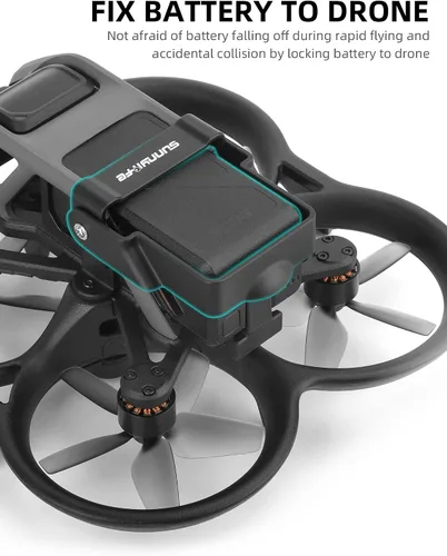Vista 3 de Battery Anti-release Buckle Lock-up Anti-falling Foldable Battery Safety Lock Buckle Guard for DJI Avata