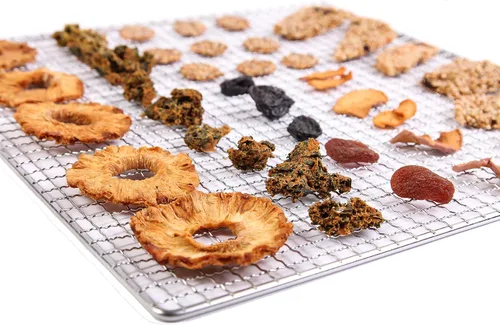 Vista 3 de Bright Kitchen - Bandeja de acero inoxidable compatible con deshidratador Excalibur de repuesto, pantalla de malla para estante de alimentos