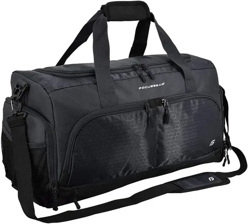 Vista 2 de Bolsa de gimnasio definitiva 2.0: La bolsa de lona duradera diseñada por la comunidad con 10 compartimentos óptimos, incluyendo bolsa resistente al