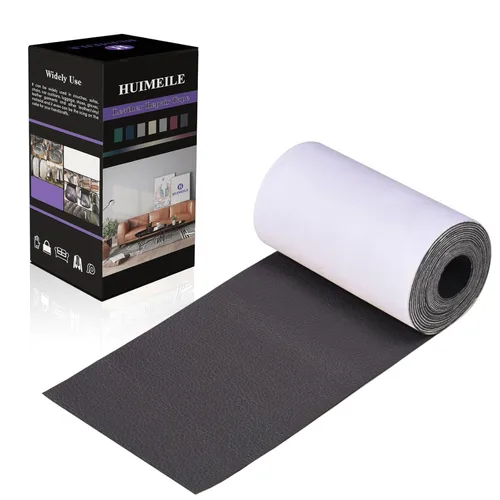 Vista 13 de Cinta de parche de reparación de cuero de 4 x 60 pulgadas, cinta autoadhesiva fuerte para muebles, sofás, sillones, asientos de automóvil, armarios