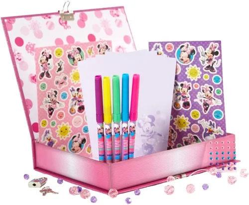 Vista 6 de Innovative Designs Disney Minnie Mouse - Caja de almacenamiento de tesoros para niñas