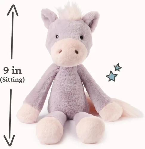 Vista 2 de GUND Amigos para llevar de peluche, juguete de caballo de peluche Penni Pony, caballo de juguete para edades de 1 año en adelante, lila, 15 pulgadas