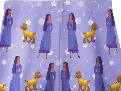Vista 6 de QAQGood Star Girls Princess Costume Short Shirts and Pants Sets Cartoon 2023 Movie Shirt Kids Home Causal Wear 2-10 Years