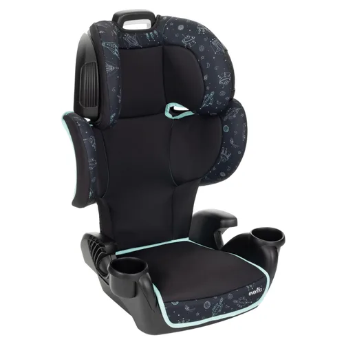 Vista 2 de Evenflo GoTime LX Silla de elevación para auto (Azul Astro)