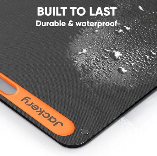 Vista 4 de Jackery SolarSaga - Panel solar portátil de 200 W, paneles solares bifaciales plegables IP68, compatible con la estación de energía Jackery Explorer