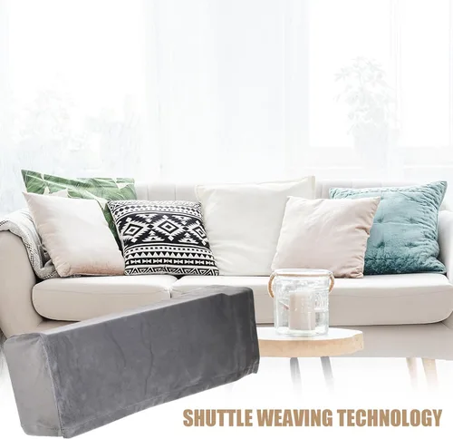 Vista 6 de BESPORTBLE Fundas elásticas para reposabrazos para sillas, sofá, sillón, sofás de terciopelo para el hogar, oficina, sofá reclinable, color gris