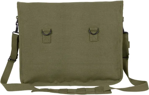 Vista 3 de Rothco Bolso bandolera de lona israelí paracaidista, Verde oliva (Olive Drab), 8128