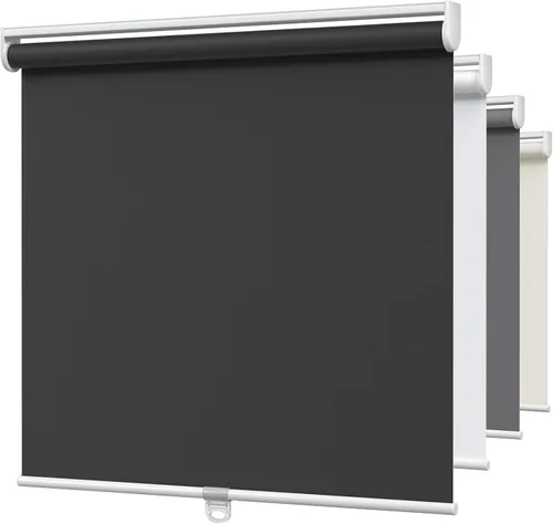 Vista 10 de MYshade Persianas Enrollables Opacas sin Cordón, Oscurecimiento de Habitación con Parada Libre, Persianas Enrollables para Ventanas, Persiana