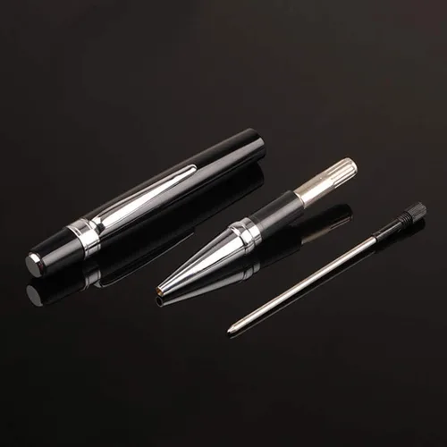 Vista 3 de Lujo Mini Metal Bolígrafo Roller 0.039 in Tinta Negra Escuela de Negocios Suministros Metal S Bolígrafo