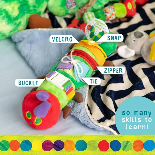 Vista 3 de KIDS PREFERRED World of Eric Carle La oruga muy hambrienta aprende a vestirse