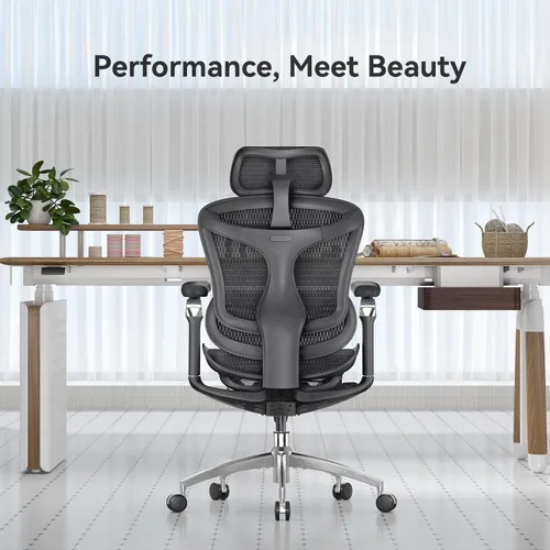 Vista 5 de SIHOO Doro C300 Pro - Silla ergonómica de oficina con apoyabrazos ultrasuaves de 6D, soporte lumbar dinámico, ajuste de profundidad del asiento