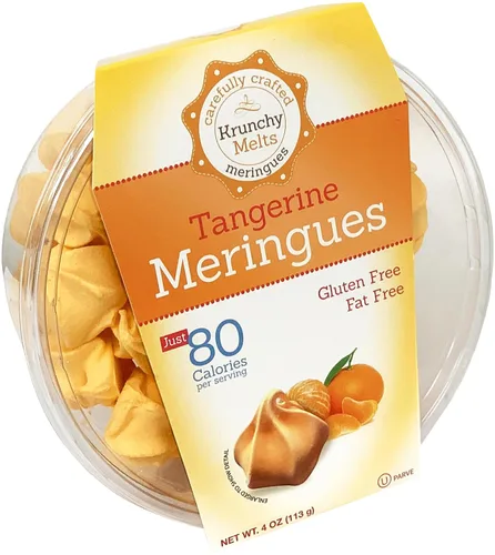 Vista 22 de Krunchy Melts Galletas originales de merengue Sabor S'mores Solo 90 calorías por porción Sin grasa, sin gluten, sin lácteos (4 onzas)