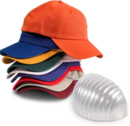 Vista 3 de Inserto de gorra de béisbol, 20 piezas, insertos de corona de gorra de béisbol para gorras de bola de perfil bajo, forro de gorras, acolchadas