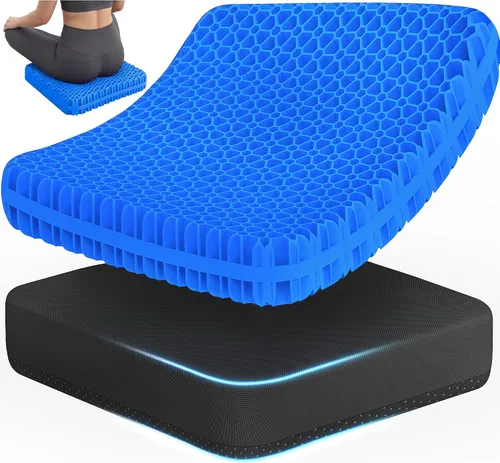 Vista 8 de Gel Cooling Seat Cushion for Office Chair, Car Seat, Large