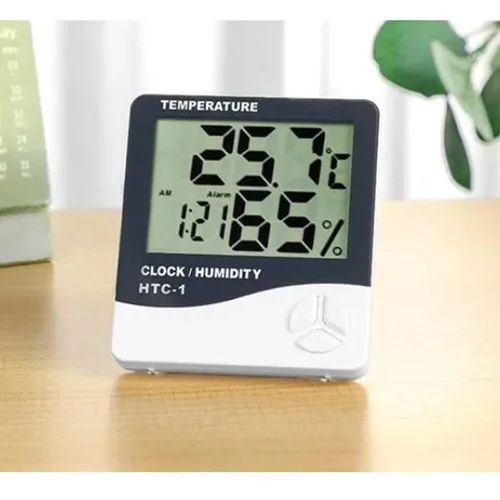 Vista 2 de Mini pequeño termómetro higrómetro digital para interiores, medidor de humedad preciso sensor de temperatura para el hogar, dormitorio, habitación