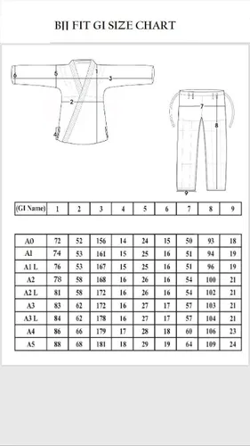 Vista 2 de Bjj Gi Con Puntada Naranja Bjj Gi Jiu Jitsu Kimonos Gi 100% Algodón Perl Tejido 450GSM