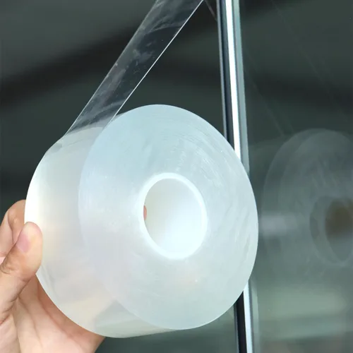 Vista 13 de Cinta selladora transparente, contra condiciones climáticas adversas, cinta adhesiva sin residuos, cinta aislante para puertas, ventanas y espacios