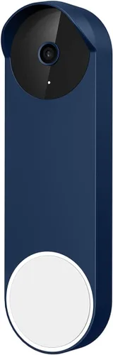 Vista 10 de Funda de silicona compatible con Google Nest Doorbell (batería), impermeable, protector de cámara, accesorios para timbre de puerta Google Nest