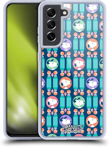Vista 82 de Head Case Designs Snoopy Deco Dreams - Funda de gel con licencia oficial de Peanuts Blue Pattern [protección de grado militar] compatible con Google