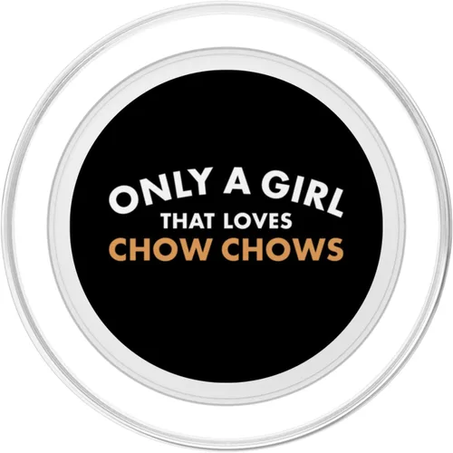 Vista 2 de Dog Only A Girl That Loves Chow Chow PopSockets MagSafe PopGrip for iPhone