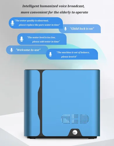Vista 7 de Máquina de hidrógeno, generador de agua de hidrógeno, 99.99% de alta pureza, generador de agua de hidrógeno de bajo ruido H2, tecnología PEM, mejora
