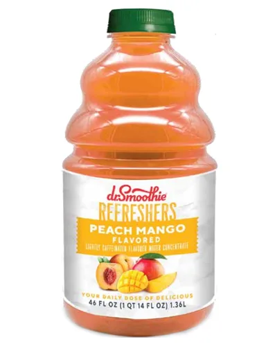 Vista 12 de Dr. Smoothie Refreshers Blood Orange Coconut Ginger – Hecho con jugo de fruta real – Concentrado de bebida, sin colores artificiales, estable