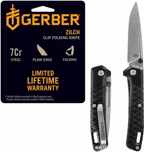 Vista 11 de Gerber Gear Zilch - Cuchillo plegable de hoja de borde liso de 3.1 pulgadas, equipo y equipo EDC, color marrón coyote
