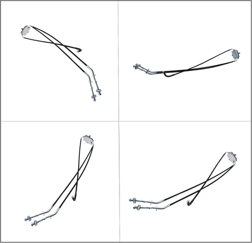 Vista 4 de WFLNHB Reemplazo del conjunto del cable del freno delantero para Yamaha Moto 4 YFM200 YFM225 YFM250 YFM350 1985-1995