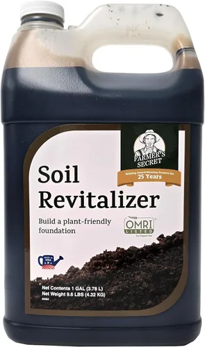 Vista 7 de Farmer's Secret Soil Revitalizer (8 onzas) - Refuerzo de suciedad beneficioso orgánico (listado OMRI) - Ácido húmico activado - Enmienda de suelo