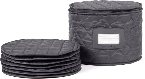 Vista 12 de Covermates Keepsakes - Juego de 4 separadores acolchados - Protección contra arañazos y roturas - Resistente a las manchas - Lavable a máquina