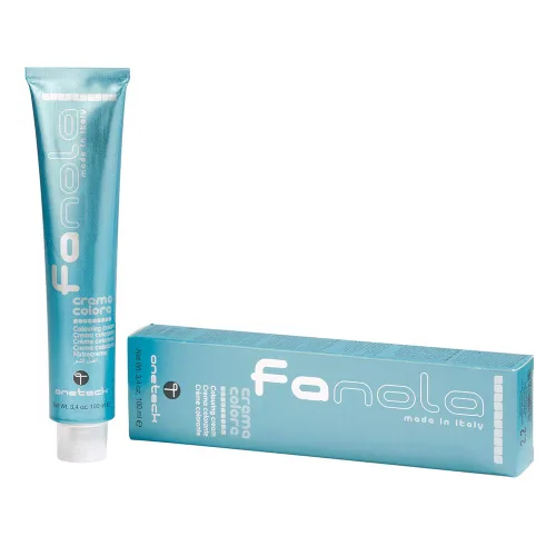 Vista 2 de Fanola 6.11 Crema colorante de ceniza intensa para cabello rubio oscuro