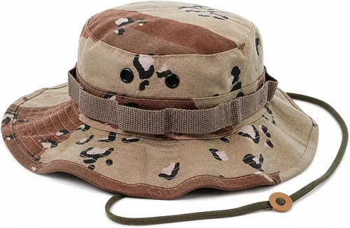 Vista 8 de Sombrero táctico Boonie Militar Sombrero Sombrero Camo Digital o Sólido Ala Ancha Sol Pesca Bush Booney Caza Headwear ACU Digital Camo