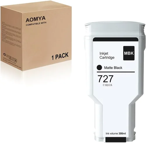 Vista 11 de Aomya 6 cartuchos de tinta compatibles 727 de 10.1 fl oz C1Q12A F9J79A F9J76A F9J77A F9J78A F9J80A para impresoras DesignJet T920 T930 T1500 T1530