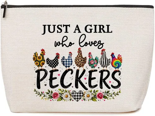 Vista 41 de Lovdazzles Dragon Gifts for Girls Makeup Bag Funny Animal Cosmetic Bag Gifts for Dragon Lovers Women, Just A Girl Who Loves Dragons, Christmas