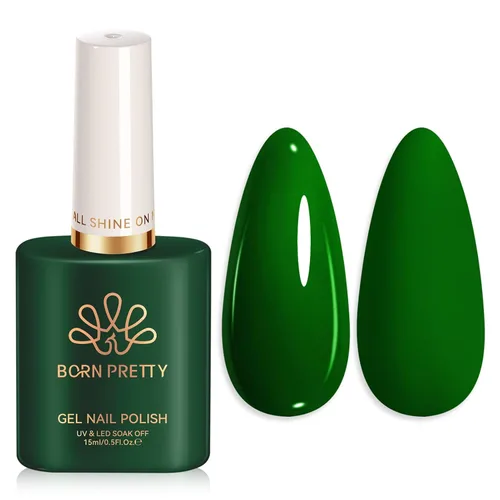 Vista 9 de Born Pretty - Esmalte de uñas de gel negro, diseño de Halloween negro opaco Negro puro
