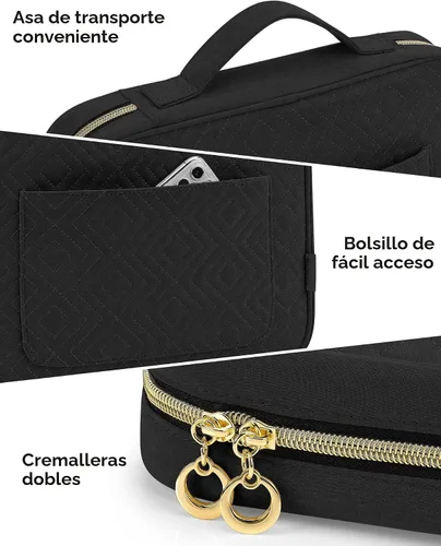 Vista 4 de heouvo Funda para Biblia para Mujeres, Suministros para Estudio de la Biblia, Kit de Diario de la Biblia, 6 Marcadores y Bolígrafos de Biblia sin