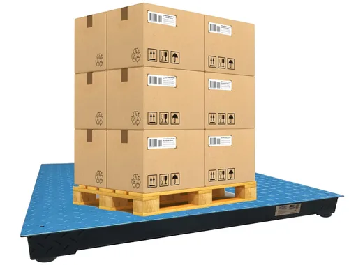 Vista 4 de Liberty LS-800-4x4 - Báscula digital de suelo para almacén industrial con certificación NTEP, legal para el comercio, 48 x 48 pulgadas, báscula