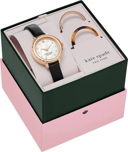 Vista 4 de Kate Spade New York Morningside - Reloj de cuarzo informal de acero inoxidable para mujer