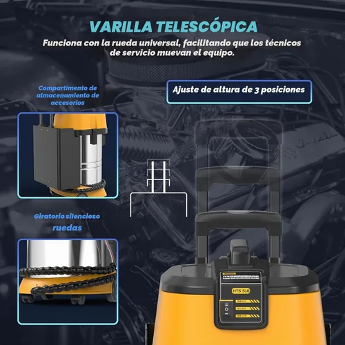 Vista 5 de AUTOOL Walnut Blaster, limpiador de válvula de admisión, kit de pistola de cáscara de nogal de 1400 W para limpieza de carbono, reciclaje de nueces