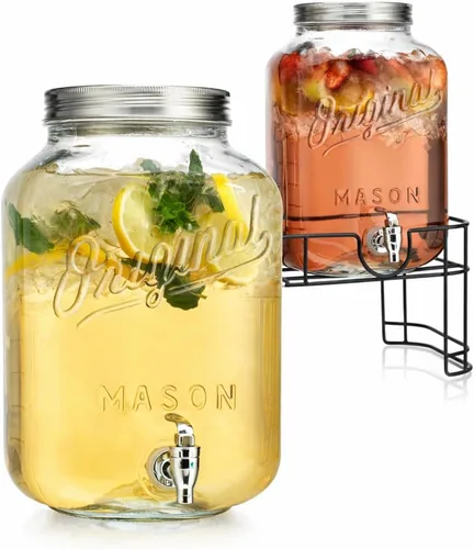 Vista 13 de Jarra acrílica (72 onzas), plástico transparente, jarra de agua con tapa, inastillable, jarra transparente sin BPA, ideal para sangría, limonada