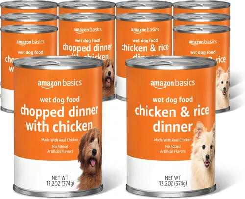 Vista 9 de Amazon Basics Paquete variado de alimentos húmedos para perros, sabor a estofado campestre y cortes en salsa con carne de res, hecho