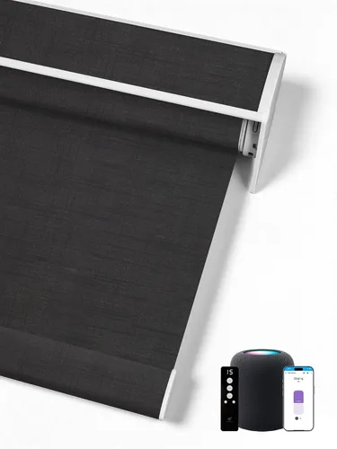 Vista 13 de SmartWings Persianas Enrollables Inteligentes Motorizadas con Filtro de Luz, Persianas Eléctricas con Control Remoto para Ventanas Compatibles